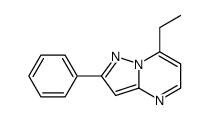 7-ethyl-2-phenylpyrazolo[1,5-a]pyrimidine结构式