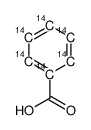 苯甲酸-ring-UL-14C结构式