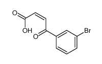 4-(3-bromophenyl)-4-oxobut-2-enoic acid Structure