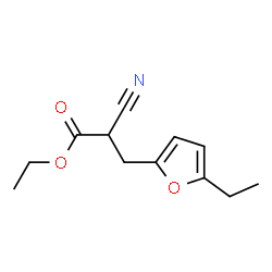 2-Furanpropanoicacid,alpha-cyano-5-ethyl-,ethylester(9CI)结构式