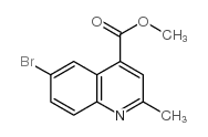 6-BROMO-2-METHYL-QUINOLINE-4-CARBOXYLIC ACID METHYL ESTER Structure