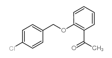 1-(2-[(4-CHLOROBENZYL)OXY]PHENYL)-1-ETHANONE Structure