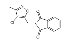 4-Chloro-3-methyl-5-(phthalimidomethyl)isoxazole structure