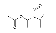 1-((1-Dimethylethyl)nitrosoamino)ethanol acetate (ester)结构式