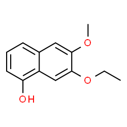 1-Naphthalenol,7-ethoxy-6-methoxy-(9CI)结构式