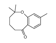 2,2,9-trimethyl-4,5-dihydro-3H-1-benzoxocin-6-one Structure