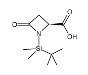 (4S)-N-(tert-Butyldimethylsilyl)azetidin-2-one-4-carboxylic acid picture