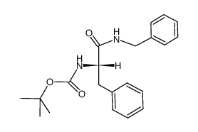 (S)-N-Boc-phenylalanine benzylamide结构式