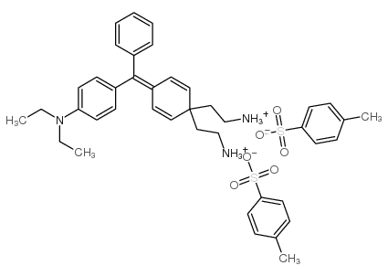 [4-[4-(diethylamino)benzhydrylidene]cyclohexa-2,5-dien-1-ylidene]diethylammonium toluene-p-sulphonate picture