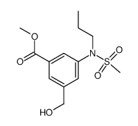 methyl 3-(hydroxymethyl)-5-[(methylsulfonyl)(propyl)amino]benzoate Structure