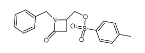 1-Benzyl-4-(p-tosyloxymethyl)azetidin-2-one Structure