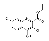 Kynurenic acid,3,7-dichloro-,Et ester (5CI)结构式