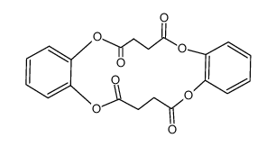 7,8,17,18-tetrahydrodibenzo(b,j)(1,6,9,14)tetraoxacyclohexadecin-6,9,16,19-tetraone结构式