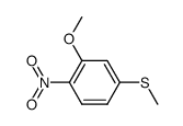 2-methoxy-4-(methylsulfanyl)-1-nitrobenzene structure