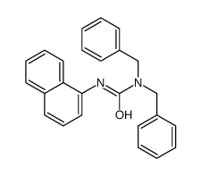 1,1-dibenzyl-3-naphthalen-1-ylurea结构式