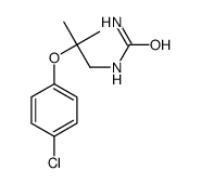 [2-(4-chlorophenoxy)-2-methylpropyl]urea Structure