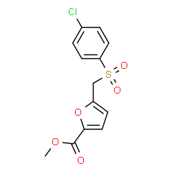 METHYL 5-(4-CHLORO-BENZENESULFONYLMETHYL)-FURAN-2-CARBOXYLATE图片