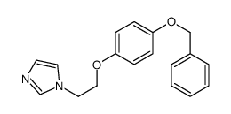 1-[2-(4-phenylmethoxyphenoxy)ethyl]imidazole结构式