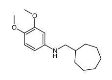 CYCLOHEPTYLMETHYL-(3,4-DIMETHOXY-PHENYL)-AMINE Structure