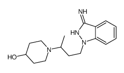 1-[4-(3-aminoindazol-1-yl)butan-2-yl]piperidin-4-ol Structure