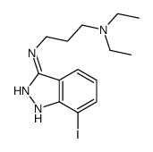 N',N'-diethyl-N-(7-iodo-1H-indazol-3-yl)propane-1,3-diamine Structure