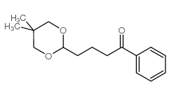 4-(5,5-DIMETHYL-1,3-DIOXAN-2-YL)BUTYROPHENONE structure