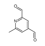 2,4-Pyridinedicarboxaldehyde, 6-methyl- (7CI) structure