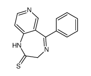 5-phenyl-1,3-dihydropyrido[4,3-e][1,4]diazepine-2-thione Structure