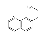 2-(喹啉-7-基)乙胺结构式