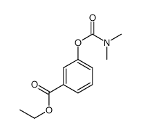 ethyl 3-(dimethylcarbamoyloxy)benzoate结构式