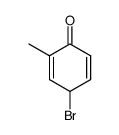 4-bromo-2-methylcyclohexa-2,5-dien-1-one结构式