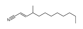 4-methyldodecene-1-nitrile Structure