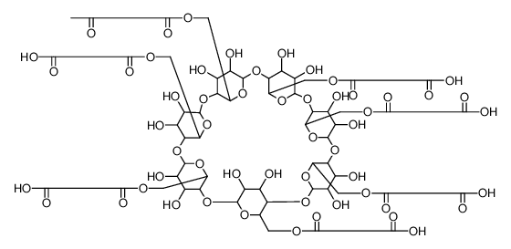 Succinyl-β-cyclodextrin structure