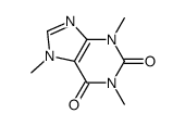 1,3,7-trimethylpurine-2,6-dione Structure