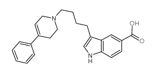 3-[4-(3,6-二氢-4-苯基-1(2H)-吡啶)丁基]-1H-吲哚-5-羧酸盐酸盐图片