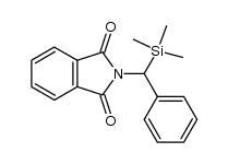 (α-phthalimidobenzyl)trimethylsilane Structure