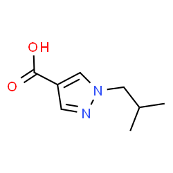 1-(2-Methylpropyl)-1H-pyrazole-4-carboxylic acid Structure