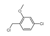 4-chloro-2-methoxy benzyl chloride Structure