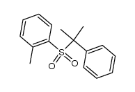 o-tolyl 2-phenyl-2-propyl sulfone Structure