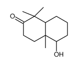 5-hydroxy-1,1,4a-trimethyl-4,5,6,7,8,8a-hexahydro-3H-naphthalen-2-one Structure