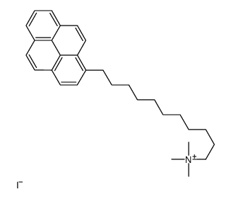 trimethyl(11-pyren-1-ylundecyl)azanium,iodide结构式