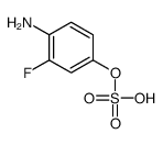 (4-amino-3-fluorophenyl) hydrogen sulfate结构式