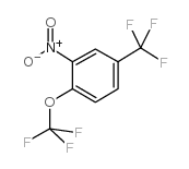 2-硝基-1-三氟甲氧基-4-三氟甲苯结构式