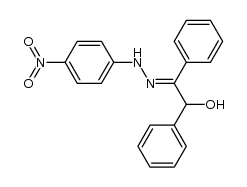 benzoin-(4-nitro-phenylhydrazone)结构式