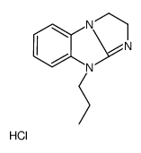 4-propyl-1,2-dihydroimidazo[1,2-a]benzimidazole,hydrochloride Structure