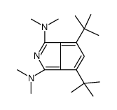 2-Azapentalene, 1,3-bis(dimethylamino)-4,6-di-tert-butyl- Structure