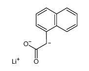 1-naphthylacetic acid dilithium enediolate Structure