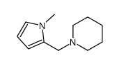 1-[(1-methylpyrrol-2-yl)methyl]piperidine Structure