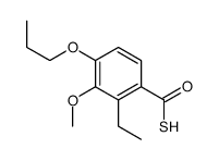 2-ethyl-3-methoxy-4-propoxybenzenecarbothioic S-acid Structure