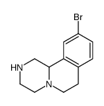 10-bromo-2,3,4,6,7,11b-hexahydro-1H-pyrazino[2,1-a]isoquinoline Structure